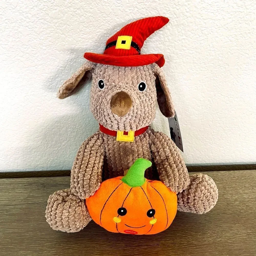 Fall Dog Plush Squeaker Dog Toy